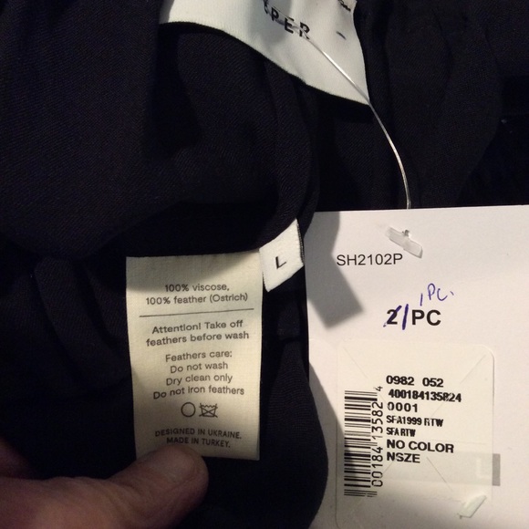 Sleeper Ostrich Trim Pajama Bottoms Size L - Picture 9 of 11